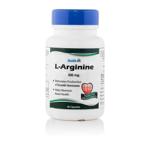 HealthVit L- Arginine 500mg Capsule