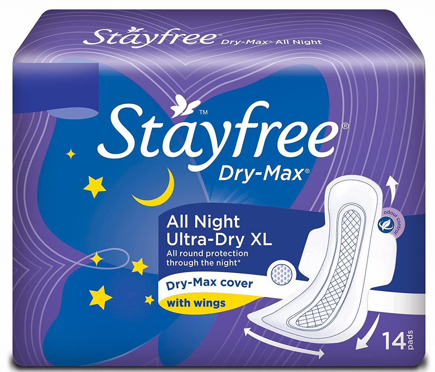 Stayfree Dry-max All Night Pads
