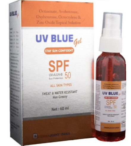 UV Blue SPF 50 Gel