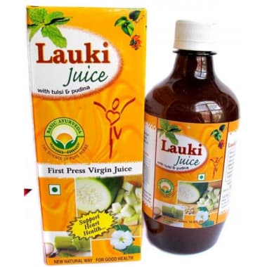 Basic Ayurveda Lauki Juice With Tulsi & Pudina