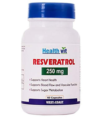Healthvit Resveratrol 250mg Capsule