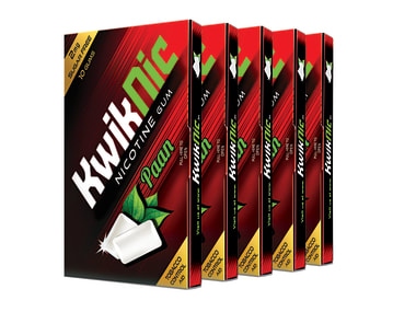 Kwiknic 2mg Chewing Gums Paan Pack Of 5