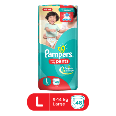 Pampers Baby Dry Pants Diaper L