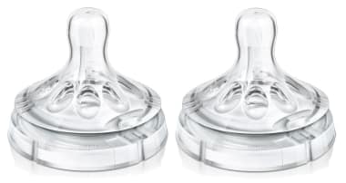 Philips Avent Natural Teat One Slot Variable Flow - 3months+