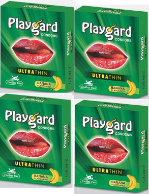 Playgard Ultrathin Condom Banana Pack Of 4
