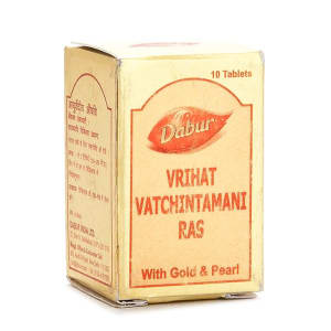 Dabur Vrihat Vatchintamani Ras With Gold And Pearl Tablet