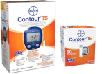 Bayer Contour TS Blood Glucose Meter with Free 50 TS Blood Glucose Test Strip