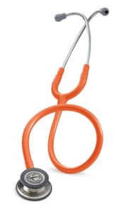 3M Littmann Classic III Stethoscope, Orange Tube, 27 inch, 5629
