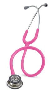 3M Littmann Classic III Stethoscope, Rose Pink Tube, 27 inch, 5639
