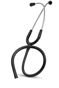 3M Littmann Stethoscope Binaurals for Classic II S.E Pediatric and Infant, Black Tube, 28 inch