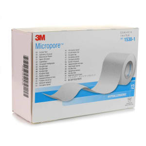 3M 1530-1 Micropore 2.5cm Surgical Tape