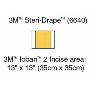3M 6640 Ioban Antimicrobial Incise Drapes