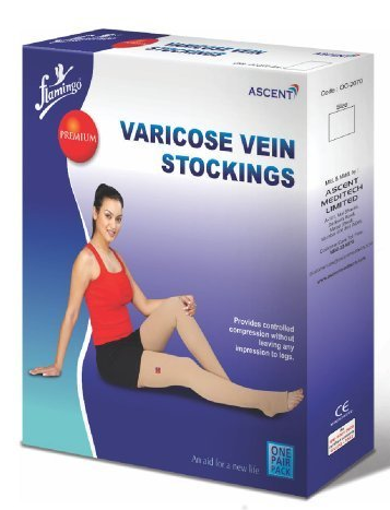 Flamingo Premium Vein Stockings L