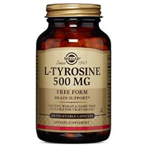 Solgar L-Tyrosine 500mg Vegetable Capsule