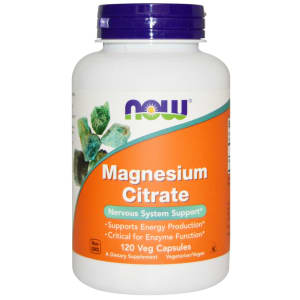 NOW Foods Magnesium Citrate Veg Capsule