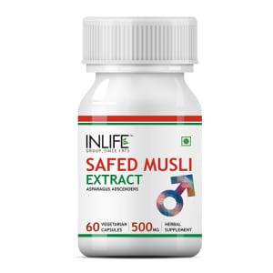 Inlife Safed Musli Extract 500mg Capsule