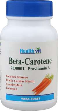 Healthvit Beta-carotene 25000iu Provitamin A Capsule