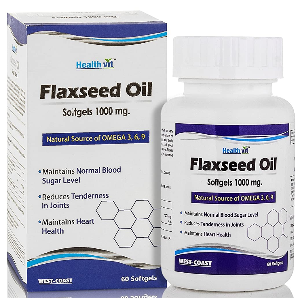Healthvit Flaxseed Oil 1000mg Capsule