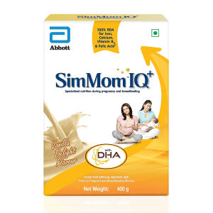 SimMom IQ Plus Powder Vanilla delight