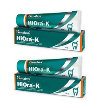 Himalaya Hiora-k Toothpaste 50gm  (pack Of 2)