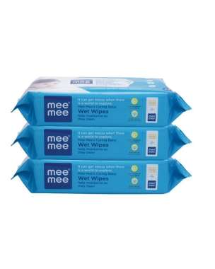 Mee Mee Caring Baby Wet Wipes Pack Of 3