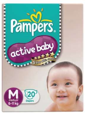 Pampers Active Baby Diaper M