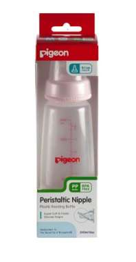 Pigeon Standard Neck Nursing Bottle Kpp With S-type Nipple Pink