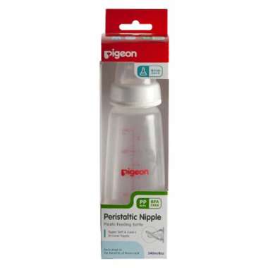 Pigeon Standard Neck Nursing Bottle Kpp With S-type Nipple White