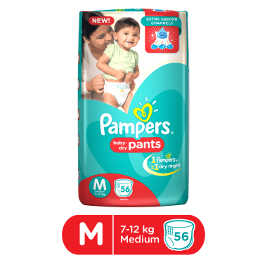 Pampers Baby Dry Pants Diaper M