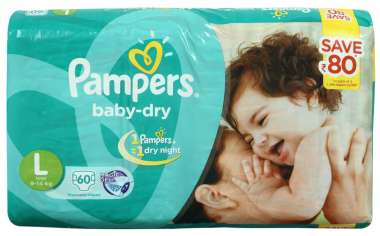 Pampers Baby Dry Diaper L