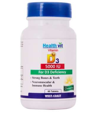 Healthvit Vitamin D3 5000iu Tablet