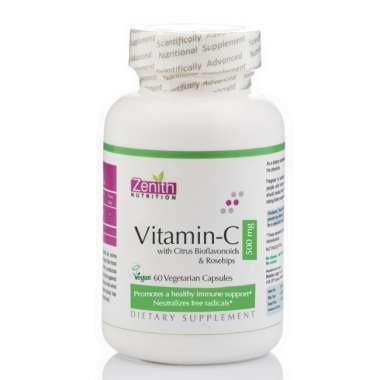 Zenith Nutrition Vitamin-c 500mg With Citrus Bioflavonoids & Rosehips Capsule
