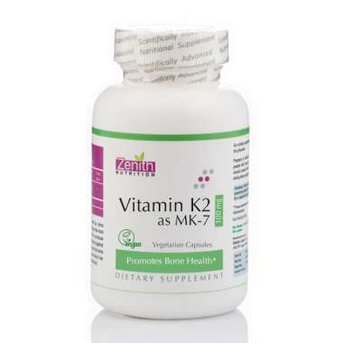 Zenith Nutrition Vitamin K2 As Mk-7 100mcg Capsule