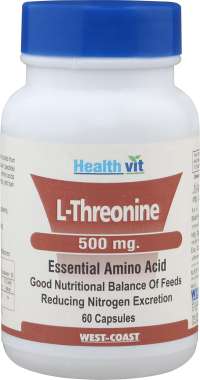 Healthvit L-threonine 500mg Capsule