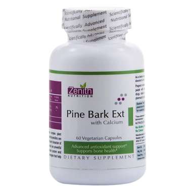 Zenith Nutrition Pine Bark Ext With Calcium Capsule