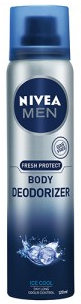 Nivea Men Fresh Protect Body Deodorizer - Ice Cool