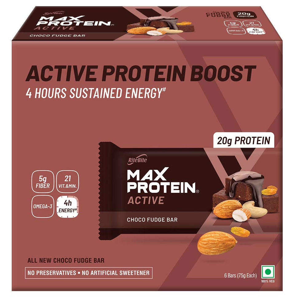 Ritebite Max Protein Bar Choco Fudge