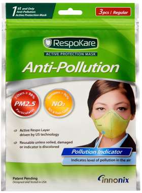 Respokare Anti-pollution Mask - Set Of 3 Mask (regular)