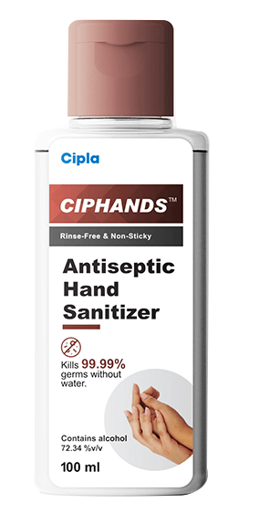 Pack of 2 Ciphands Antiseptic Hand Sanitizer 100 ml