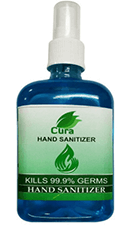 Pack of 2 Cura Mist Spray Hand Sanitizer 280 ml