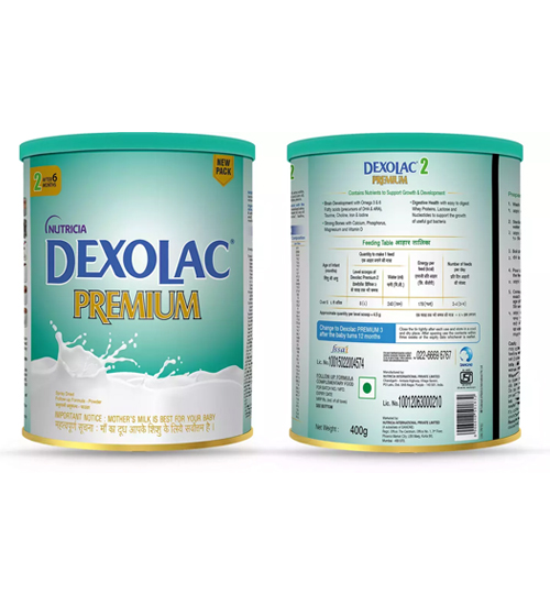 Dexolac Premium 2 Follow-Up Formula Tin